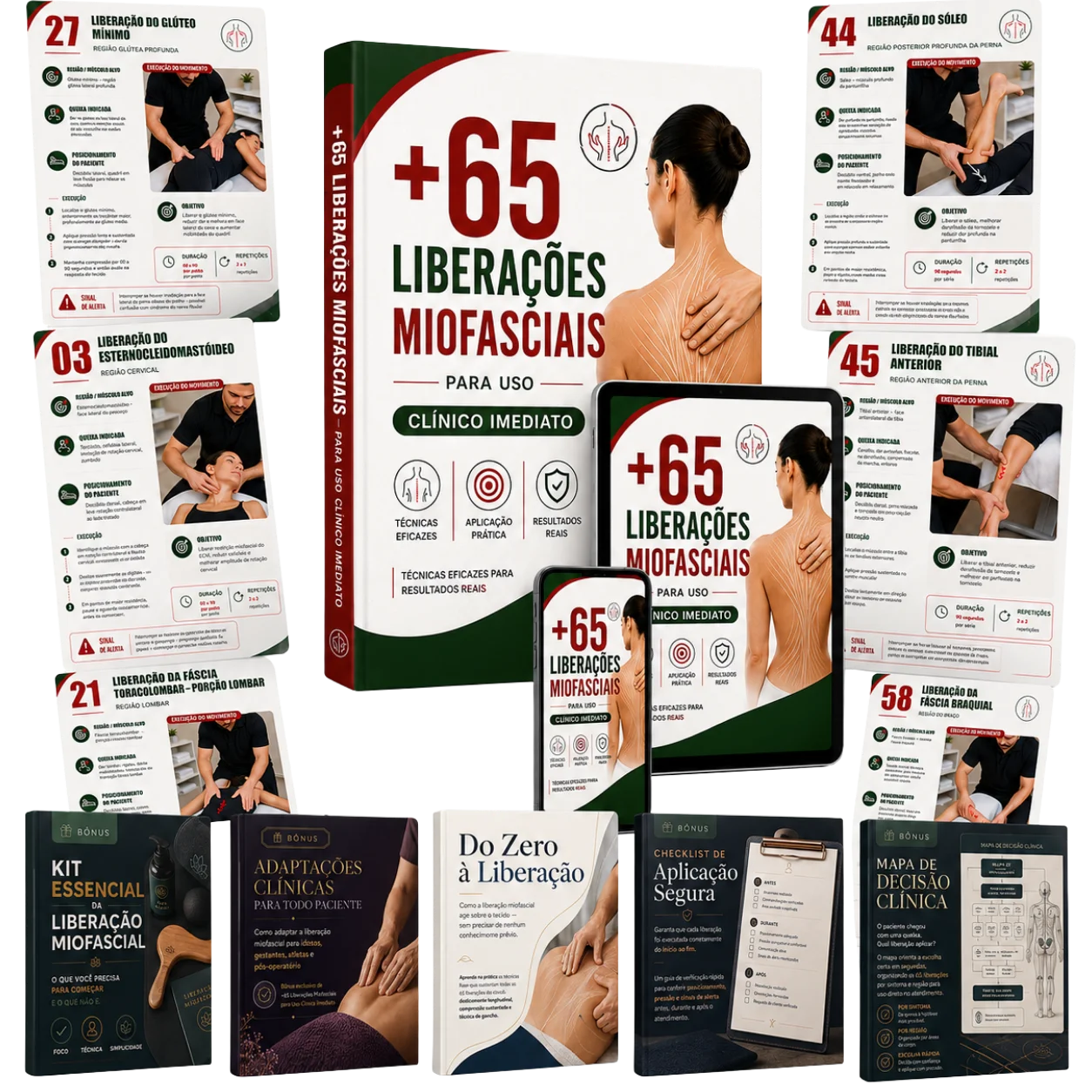 +65 Liberações Miofasciais para Uso Clínico Imediato